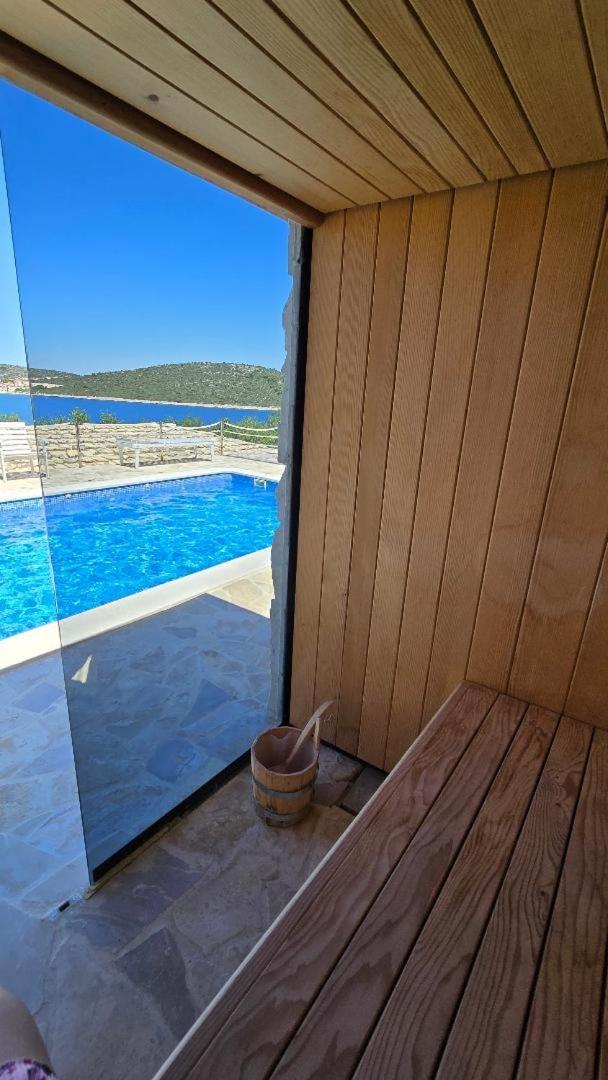Villa, Stone House With Swimming Pool & Sauna, Beach, 세비드 외부 사진